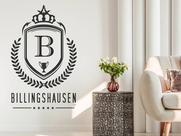 Wandtattoo Billingshausen Wappen