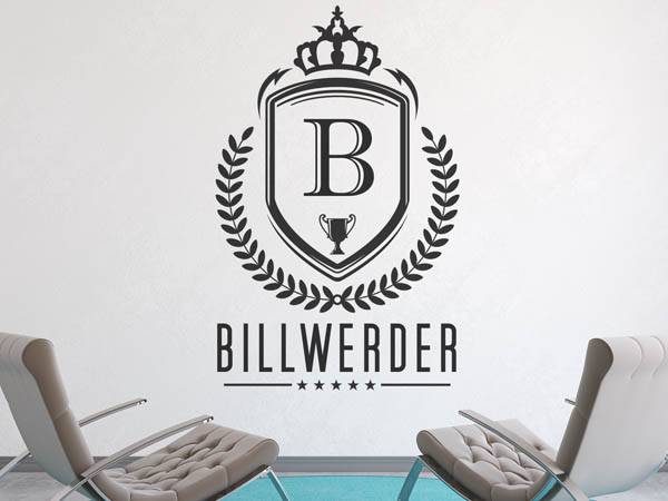 Wandtattoo Billwerder Wappen