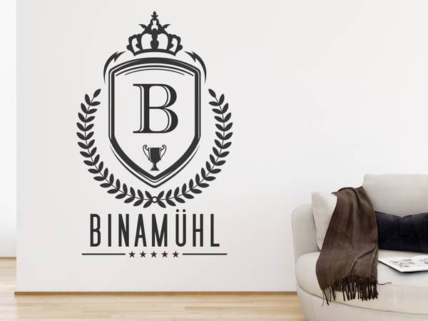 Wandtattoo Binamühl Wappen