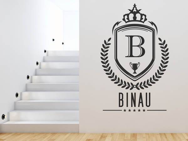 Wandtattoo Binau Wappen