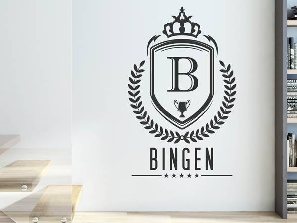Wandtattoo Bingen Wappen
