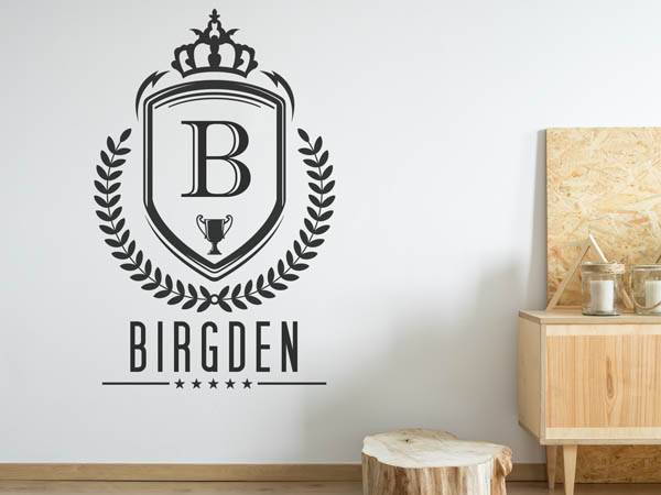 Wandtattoo Birgden Wappen