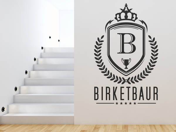 Wandtattoo Birketbaur Wappen