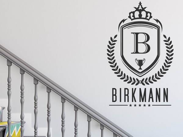 Wandtattoo Birkmann Wappen