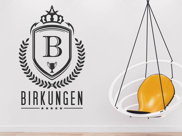 Wandtattoo Birkungen Wappen