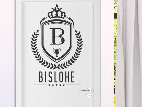 Wandtattoo Bislohe Wappen