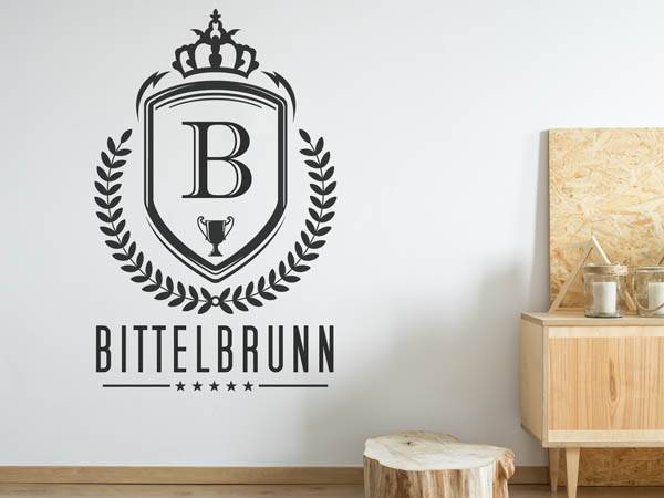 Wandtattoo Bittelbrunn Wappen