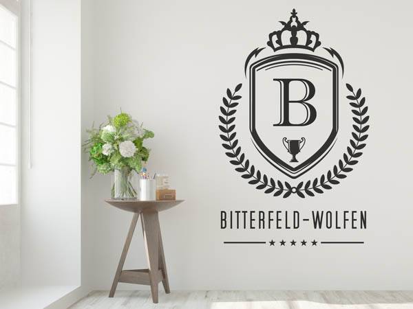Wandtattoo Bitterfeld-Wolfen Wappen