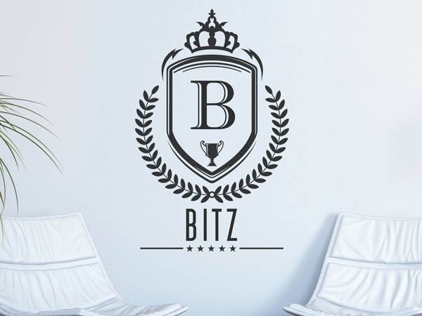 Wandtattoo Bitz Wappen