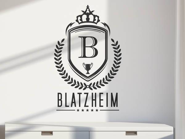 Wandtattoo Blatzheim Wappen