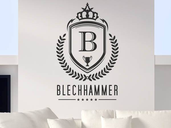 Wandtattoo Blechhammer Wappen