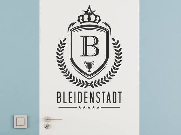 Wandtattoo Bleidenstadt Wappen