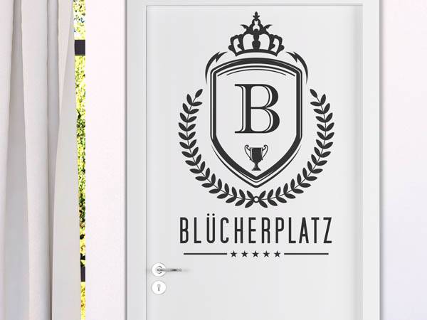 Wandtattoo Blücherplatz Wappen