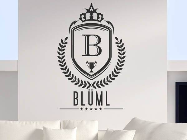 Wandtattoo Blüml Wappen