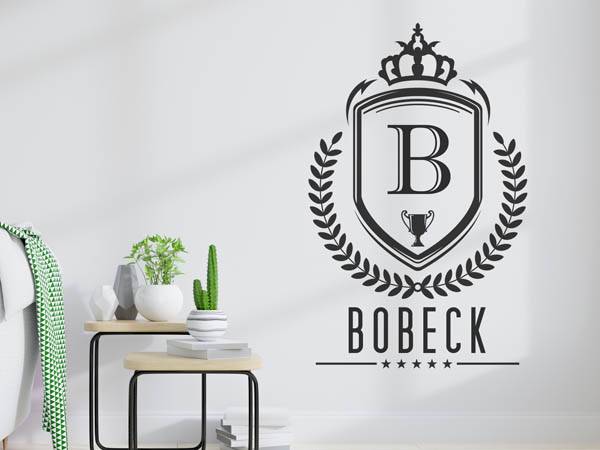 Wandtattoo Bobeck Wappen