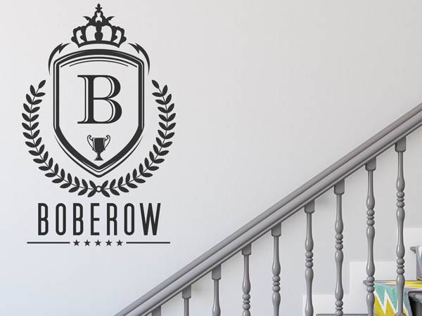 Wandtattoo Boberow Wappen