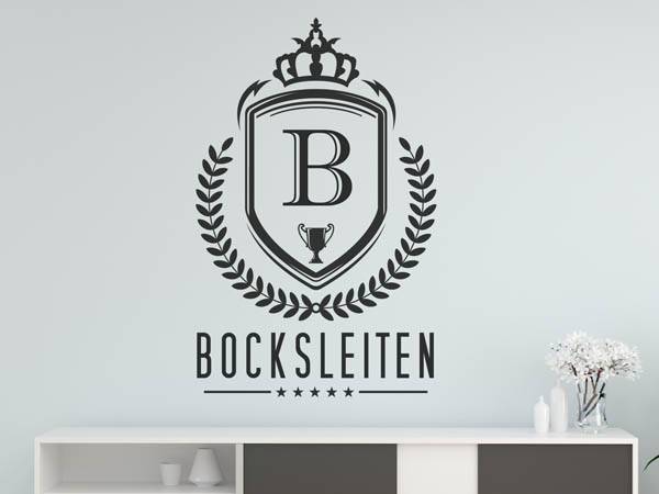 Wandtattoo Bocksleiten Wappen