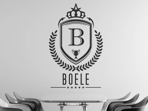 Wandtattoo Boele Wappen