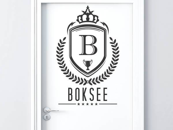 Wandtattoo Boksee Wappen