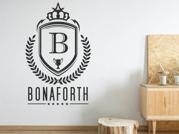 Wandtattoo Bonaforth Wappen