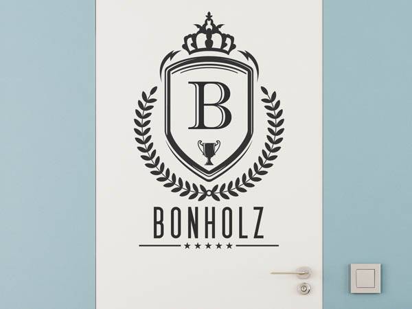 Wandtattoo Bonholz Wappen