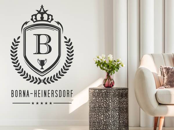 Wandtattoo Borna-Heinersdorf Wappen