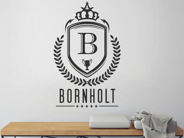 Wandtattoo Bornholt Wappen