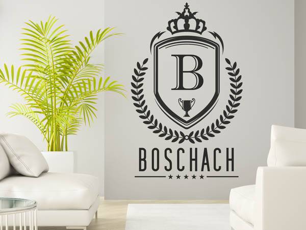 Wandtattoo Boschach Wappen