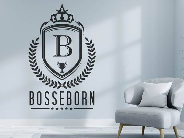 Wandtattoo Bosseborn Wappen