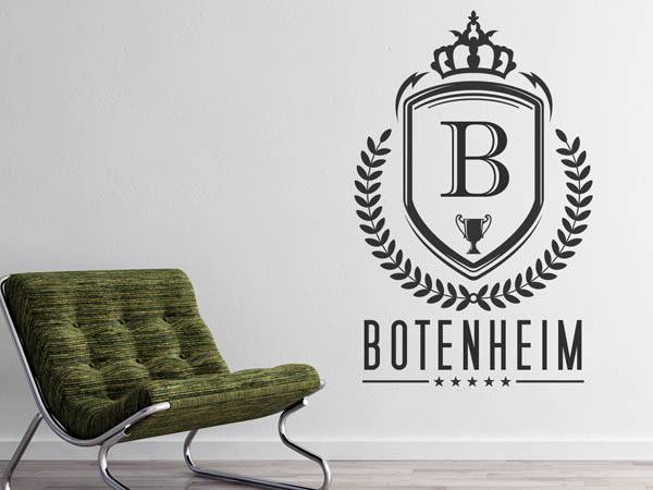 Wandtattoo Botenheim Wappen