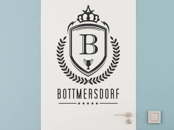 Wandtattoo Bottmersdorf Wappen