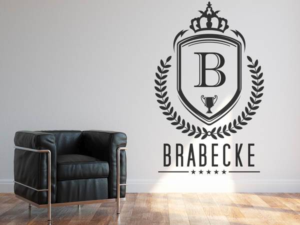 Wandtattoo Brabecke Wappen