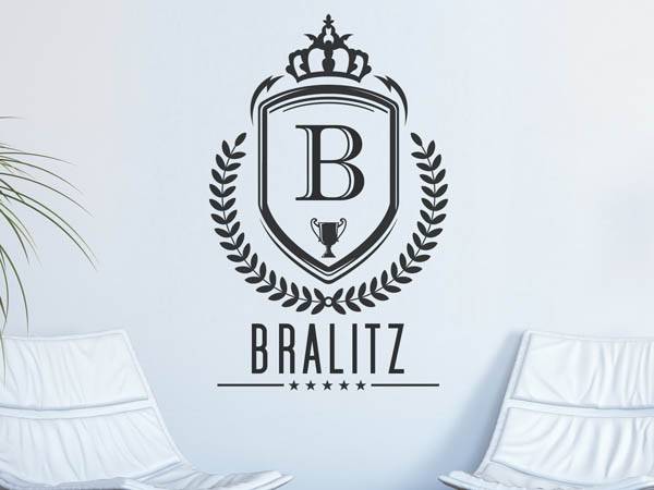 Wandtattoo Bralitz Wappen