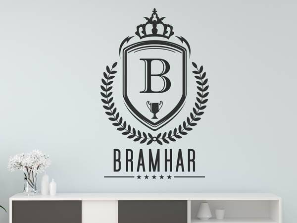 Wandtattoo Bramhar Wappen