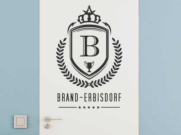 Wandtattoo Brand-Erbisdorf Wappen
