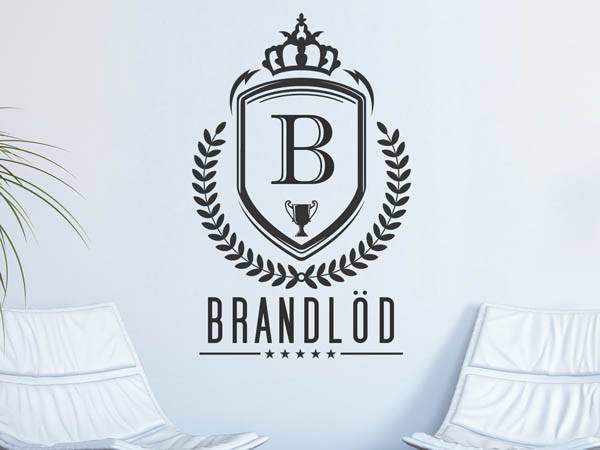 Wandtattoo Brandlöd Wappen