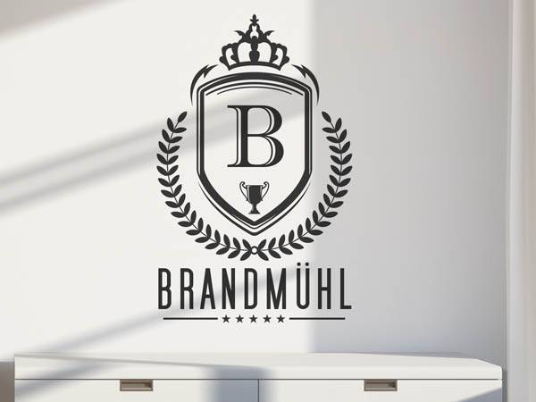 Wandtattoo Brandmühl Wappen