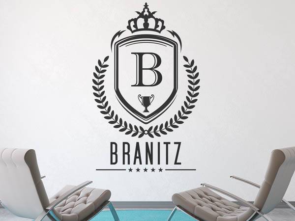 Wandtattoo Branitz Wappen