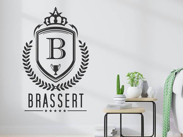 Wandtattoo Brassert Wappen