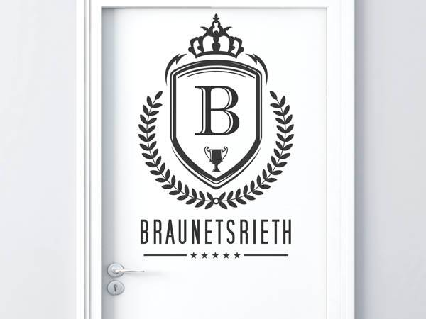 Wandtattoo Braunetsrieth Wappen
