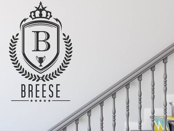 Wandtattoo Breese Wappen