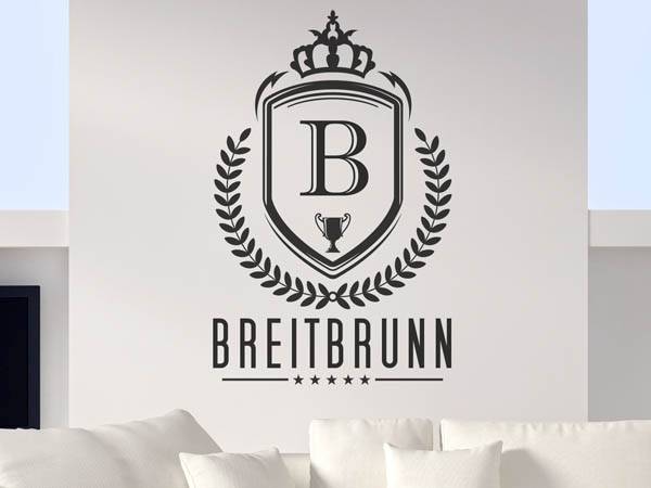 Wandtattoo Breitbrunn Wappen