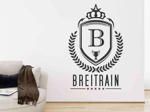 Wandtattoo Breitrain Wappen