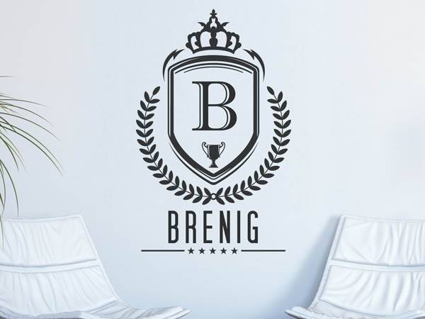 Wandtattoo Brenig Wappen