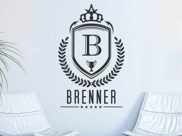 Wandtattoo Brenner Wappen