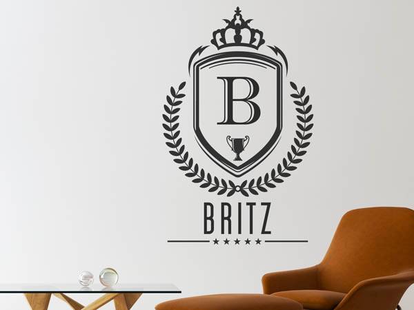Wandtattoo Britz Wappen