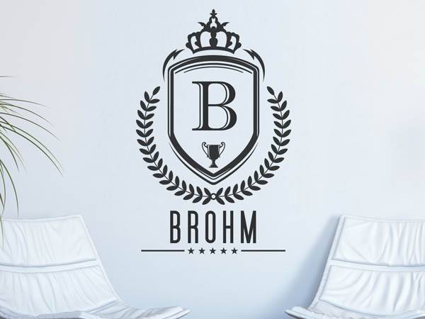 Wandtattoo Brohm Wappen