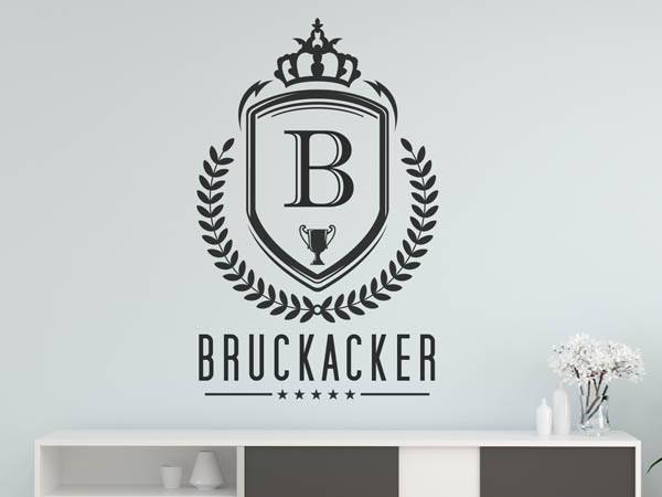 Wandtattoo Bruckacker Wappen