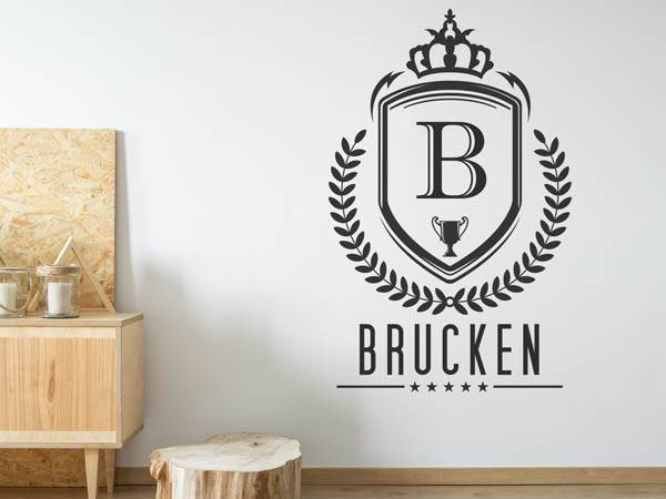 Wandtattoo Brucken Wappen