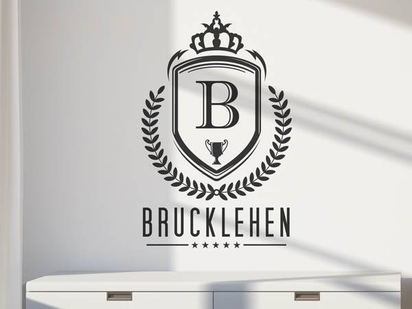 Wandtattoo Brucklehen Wappen